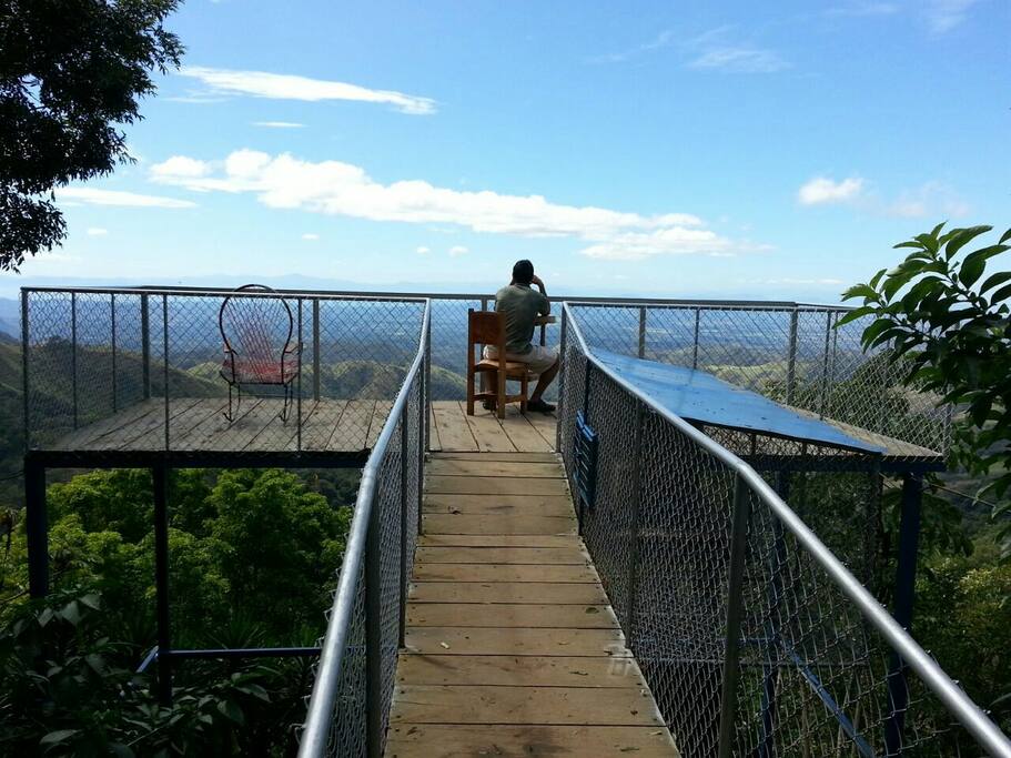 Mirador hacia el.golfo Nicoya