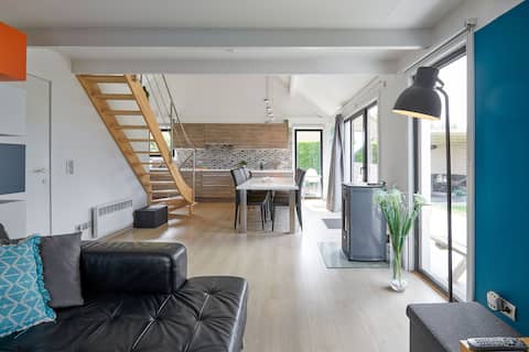 Charming modern style fisherman's house in De Haan