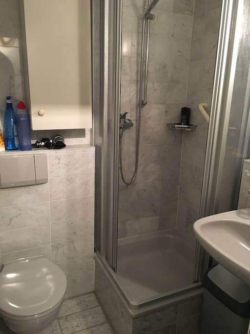 Badezimmer (Dusche und WC)