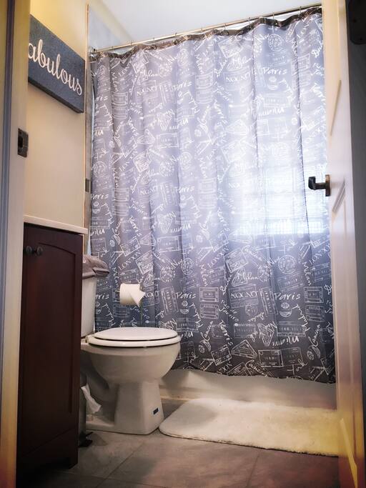 Your private bathroom.
