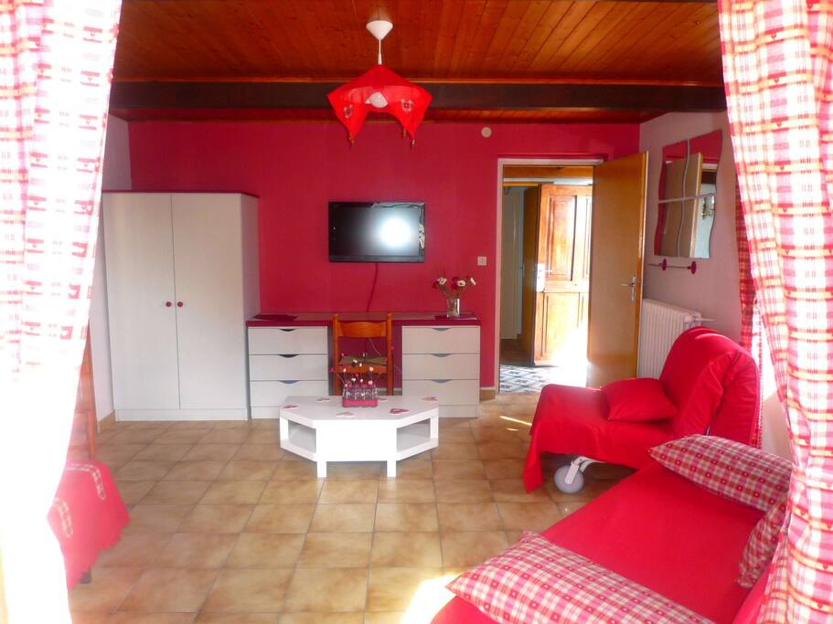 Salon et chambre a coucher