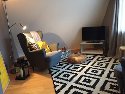 Feel-good house – garden, style, close to Nuremberg Messe