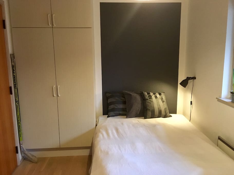 The room with closet