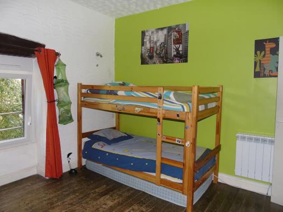 Chambre lits superposés