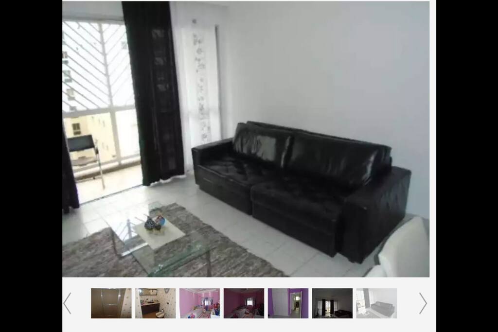 sala com tv.