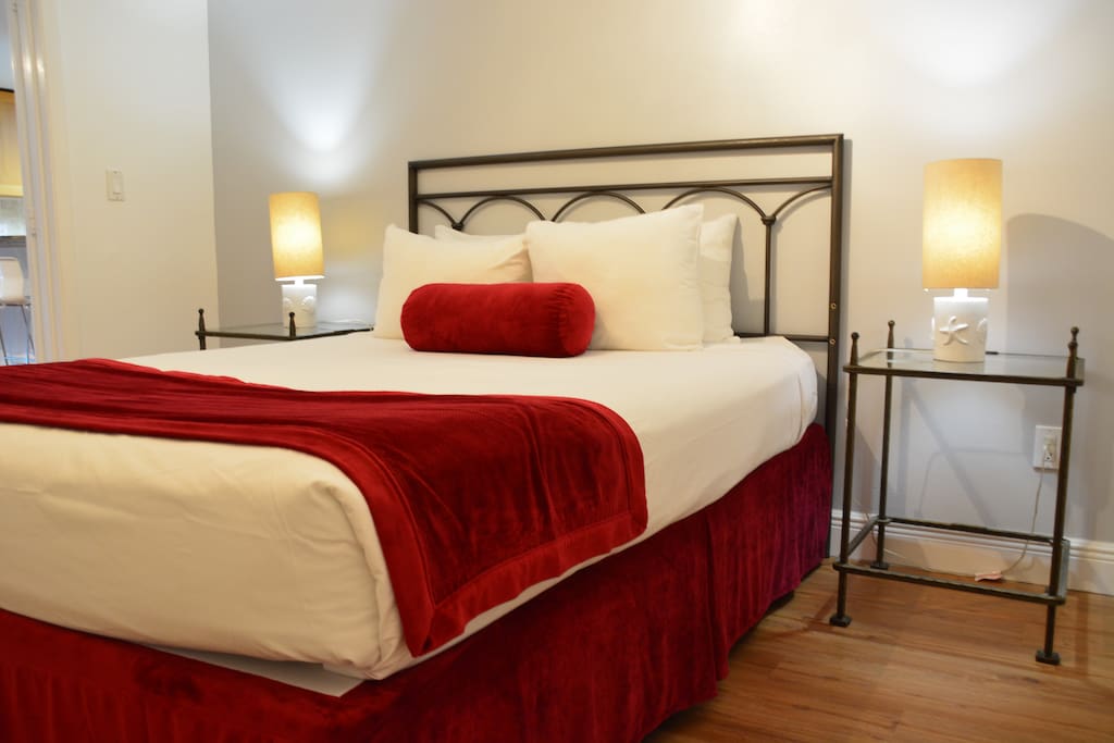 The comfortable mattresses