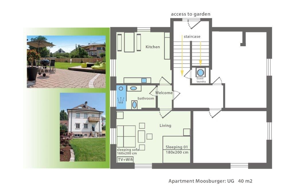 Grundriss / Floor plan Top UG