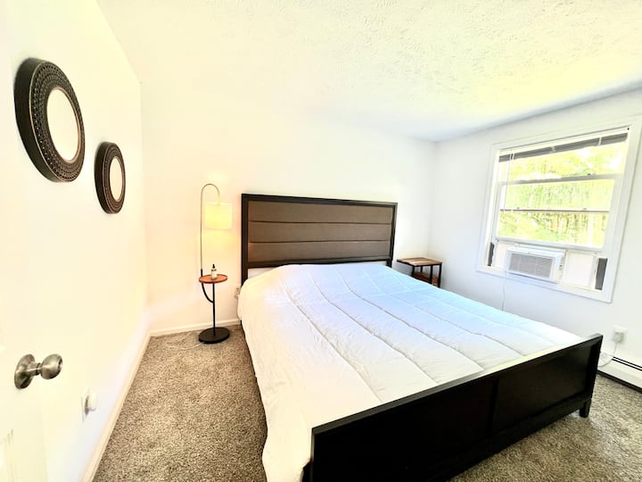 Habitación 1: • 1 Cama king • Aire acondicionado • Espacio en el armario