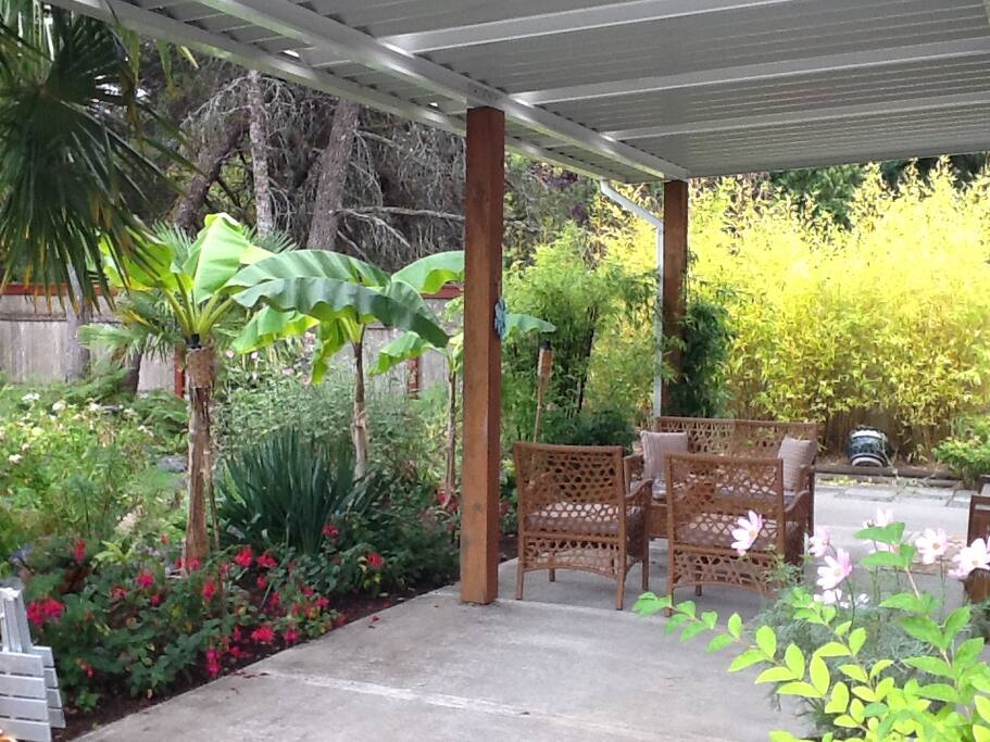 Garden patio