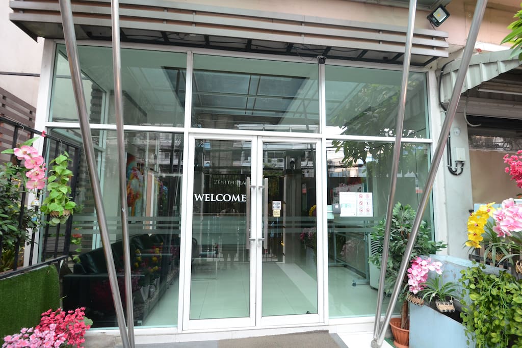 the front entrance