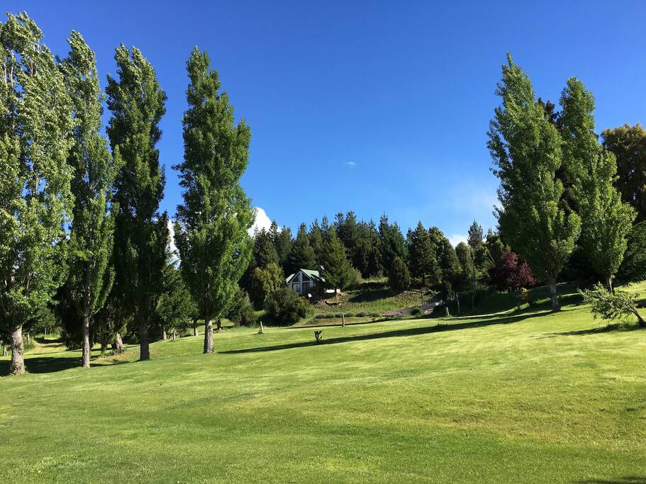 Cabaña en lo alto que brinda una vista única
