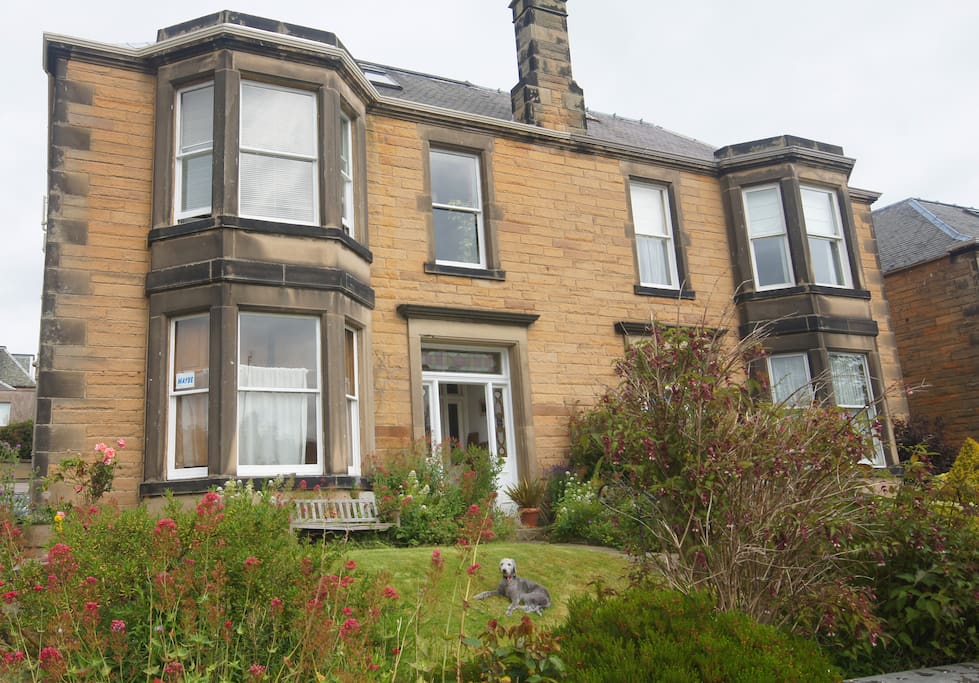 Our home is a traditional Edinburgh sandstone villa.
