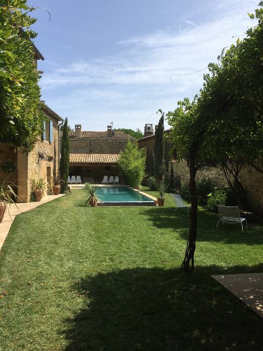 Jardin vue maison