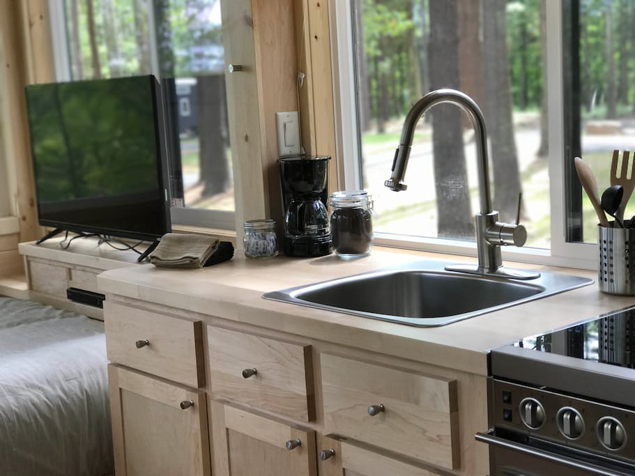 Kitchen in the Glass Studio