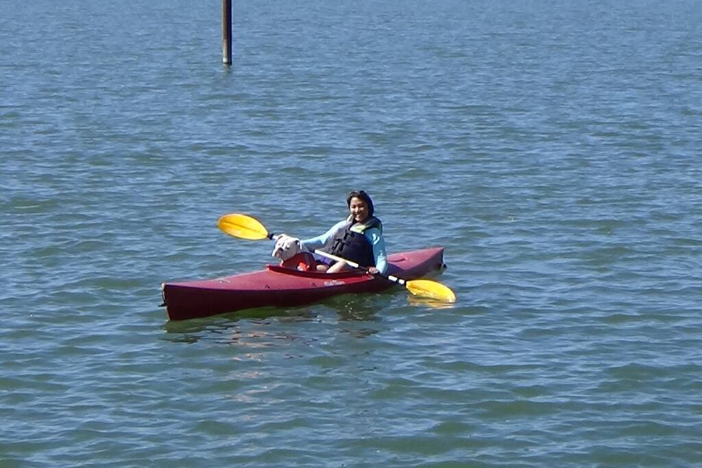 Kayaker & Friend