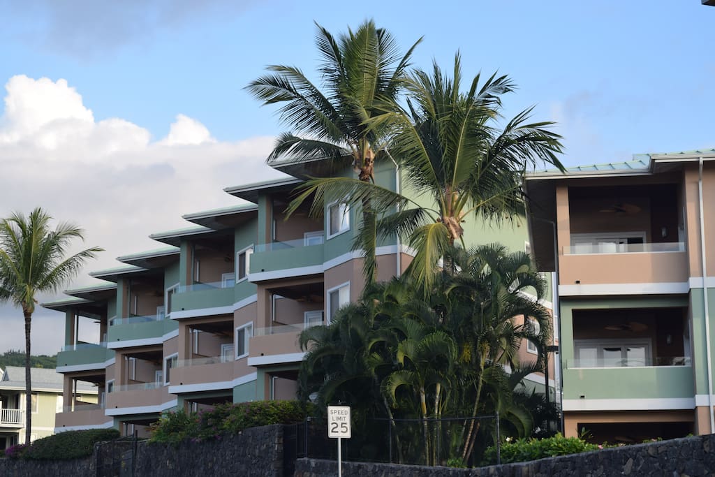 View of Condo Complex from the Street.