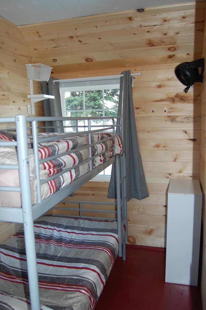 3rd bedroom with a view of the water