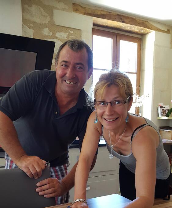 Les propriétaires Gaëtan & Stéphanie