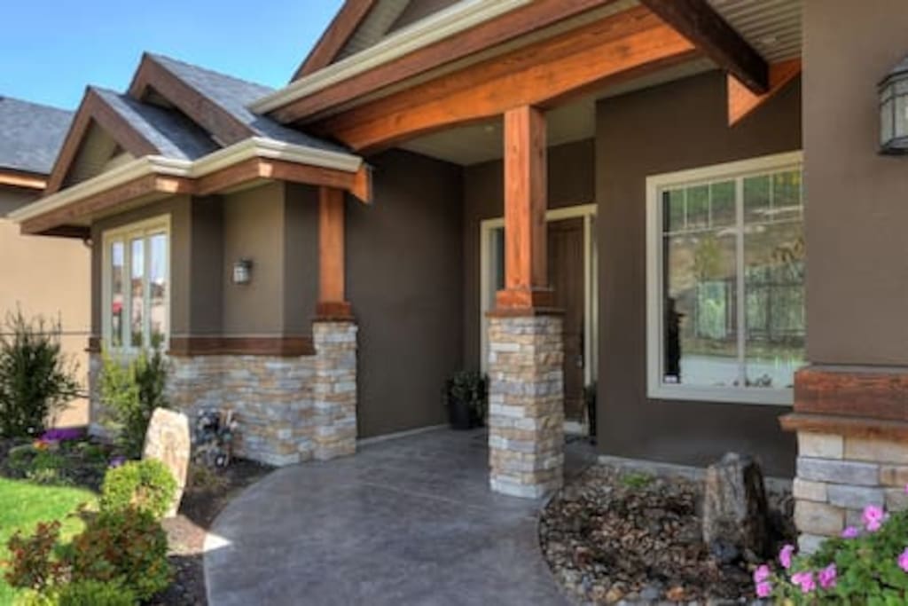 Front entrance of luxury home