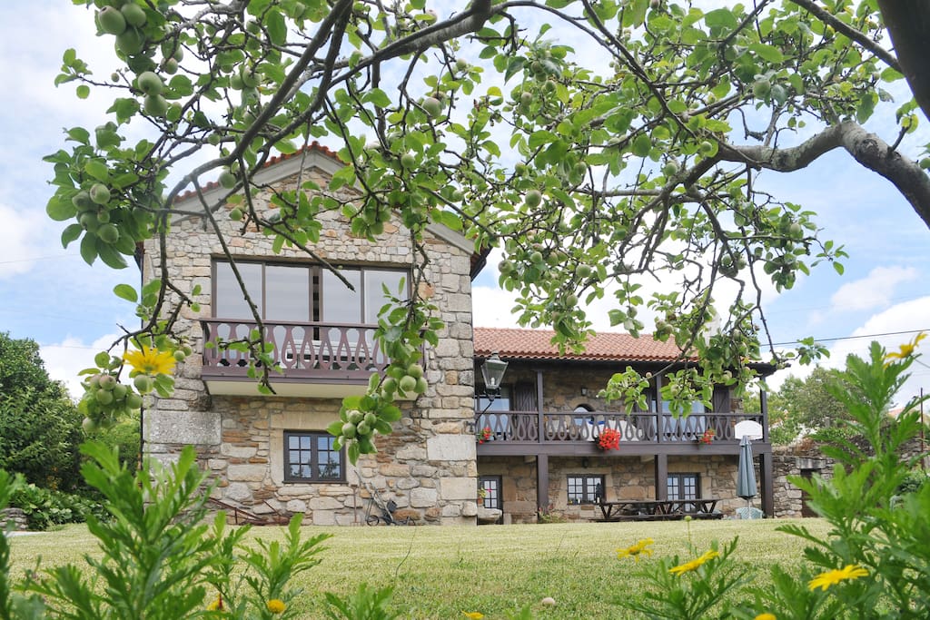 Front of House and garden