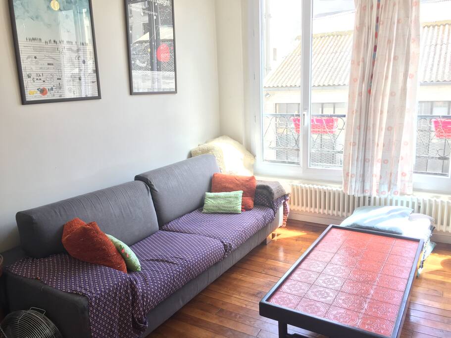Comfortable sofa. Can sleep 1 adult.
