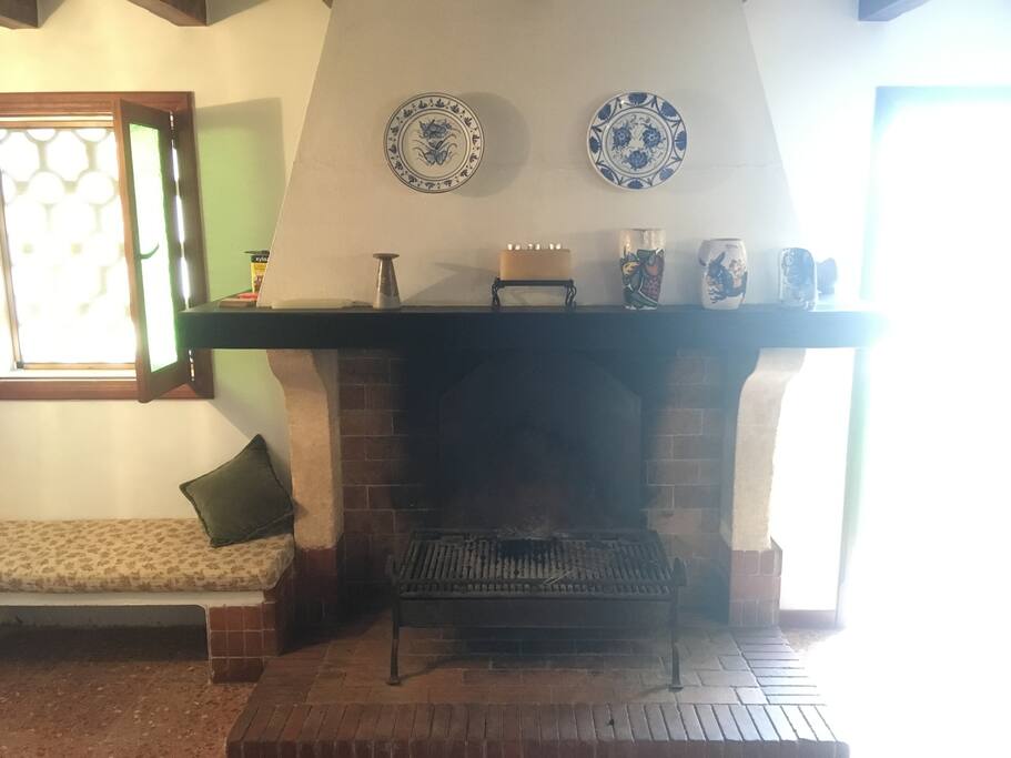 Fireplace for the winter time