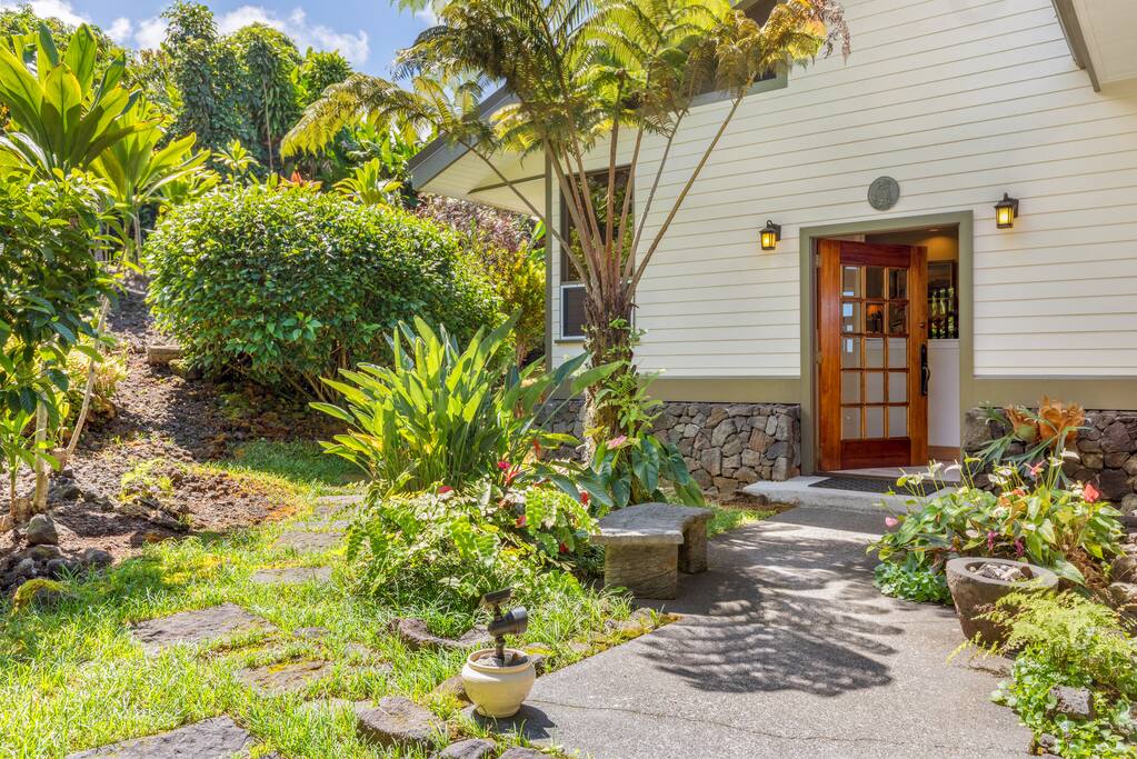 The relaxation starts by walking thru the front door