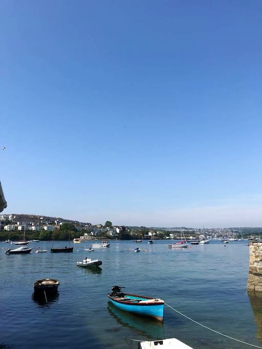 Harbour opposite the house