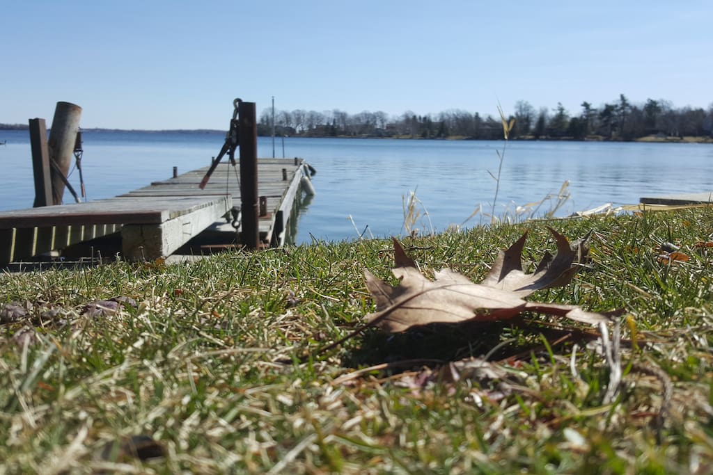 The dock.