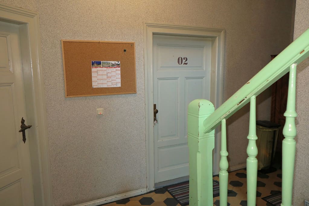 Eingang zur Ferienwohnung 2 "Melli"