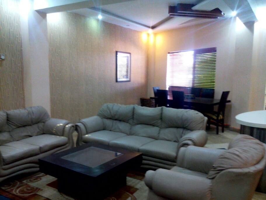 Living room,sofa set,dinning table