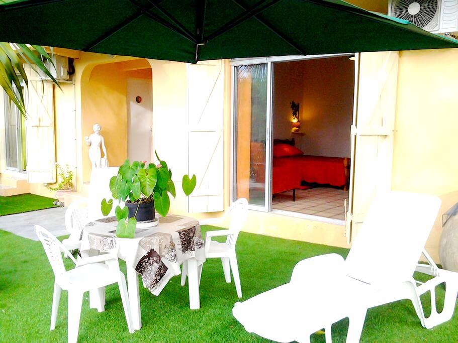 Terrasse aménagée