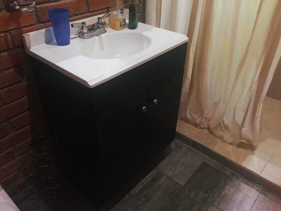 Baño privado en la cabaña 2