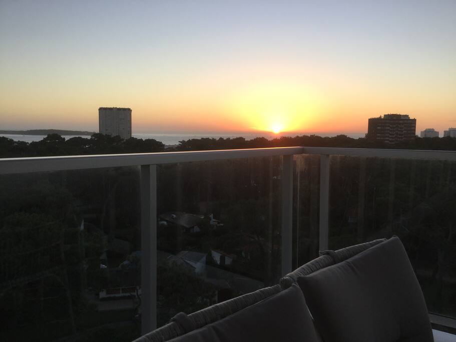 From the balcony