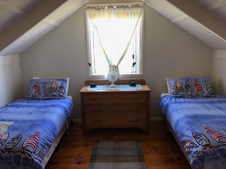 Kids love the attic bedroom