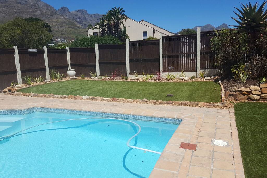 Lovely water temperature in a private pool