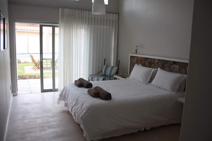 Courtyard bedroom