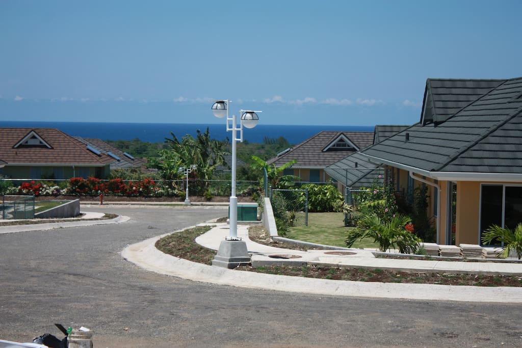 Ocean view from the front porch