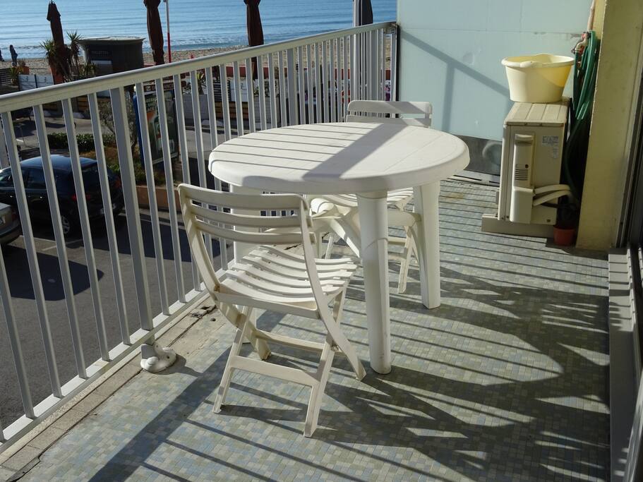 La terrasse face mer