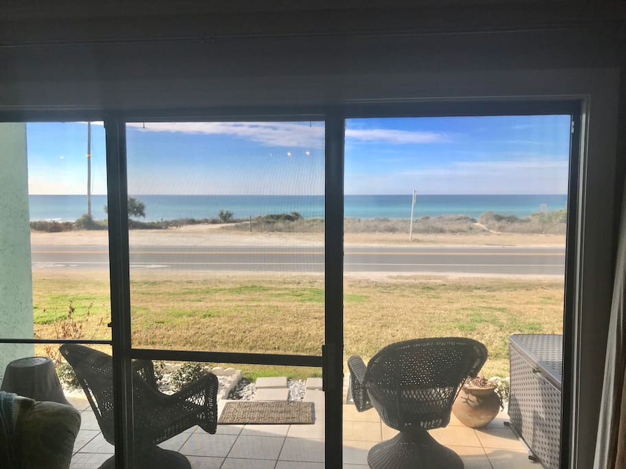 The view from your private patio