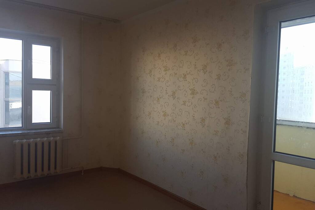 front and left window in guest room