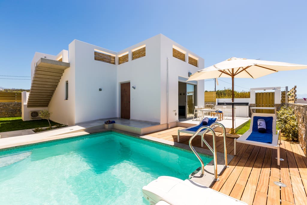 Sunbathing area by the pool, external furniture from EMU