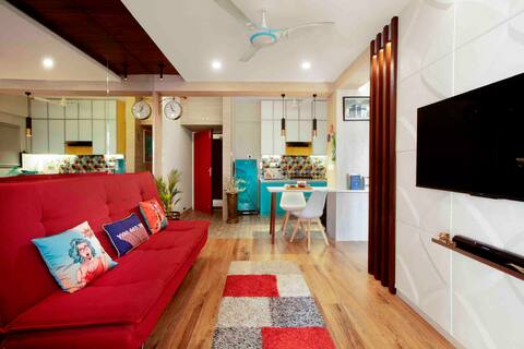 DesiGhar, Luxury 1 BHK-14th Floor- Sunset View