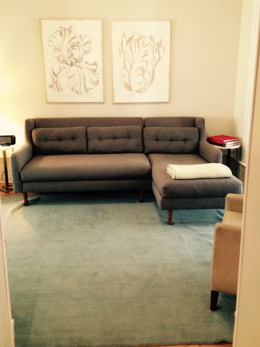 Comfortable sofa.