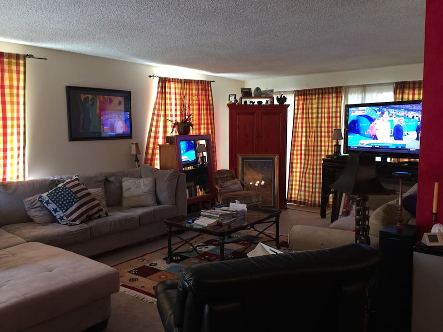 Spacious living room