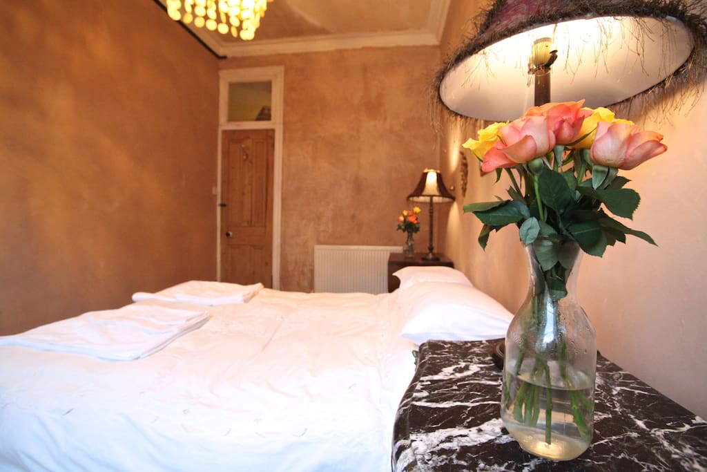 same bedroom, but from the window...