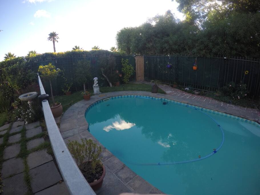 Swimming pool meters from your cottage entrance