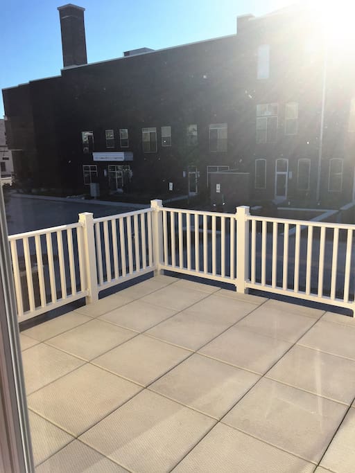 Rooftop deck