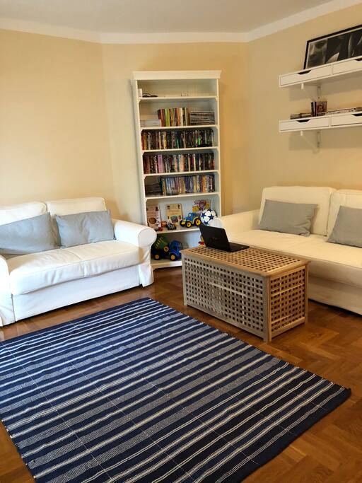Living room (view from the main bedroom)