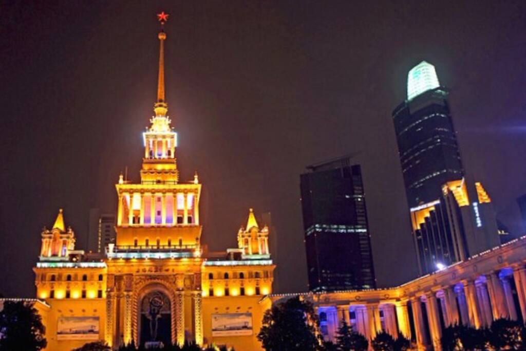 窗外夜景